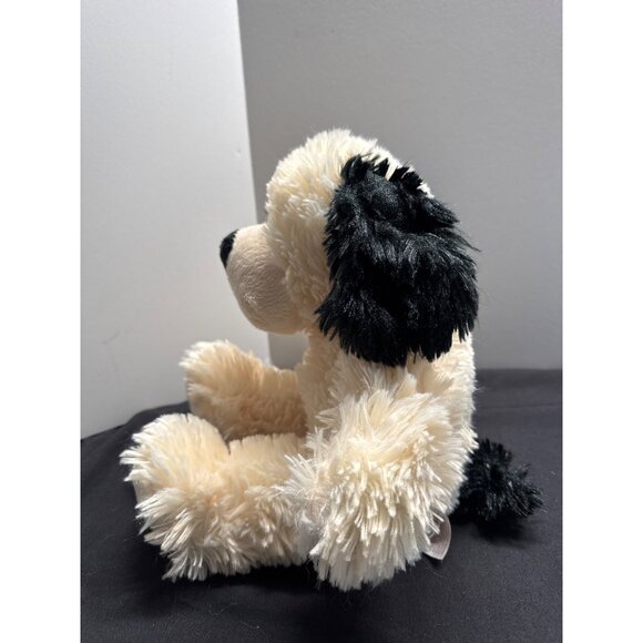 DanDee Dan Dee Soft & Cuddly Plush Dog Toy 12" Beige & Black Floppy Ears Stuffed - Picture 3 of 8